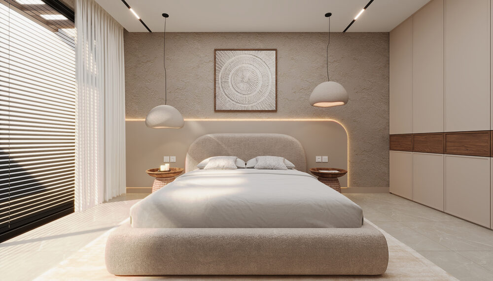 Trendy Cleopatra 3+1 duplex – bedroom