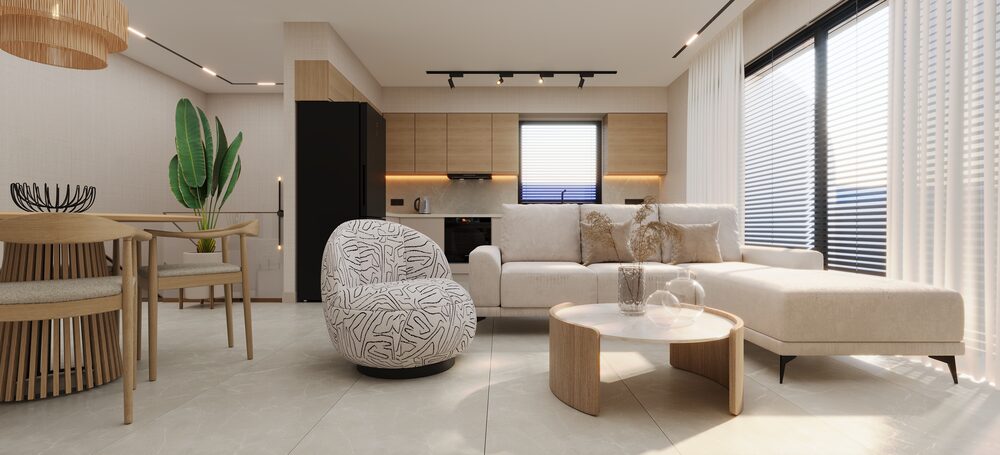 Trendy Cleopatra 3+1 duplex – living room