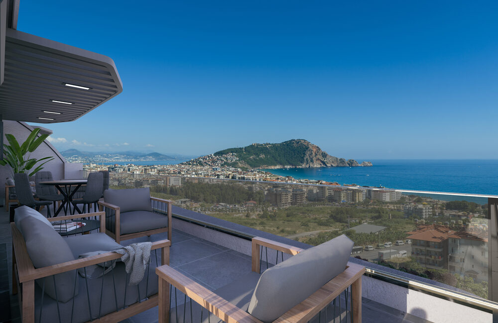 Trendy Cleopatra – rooftop terrace panorama